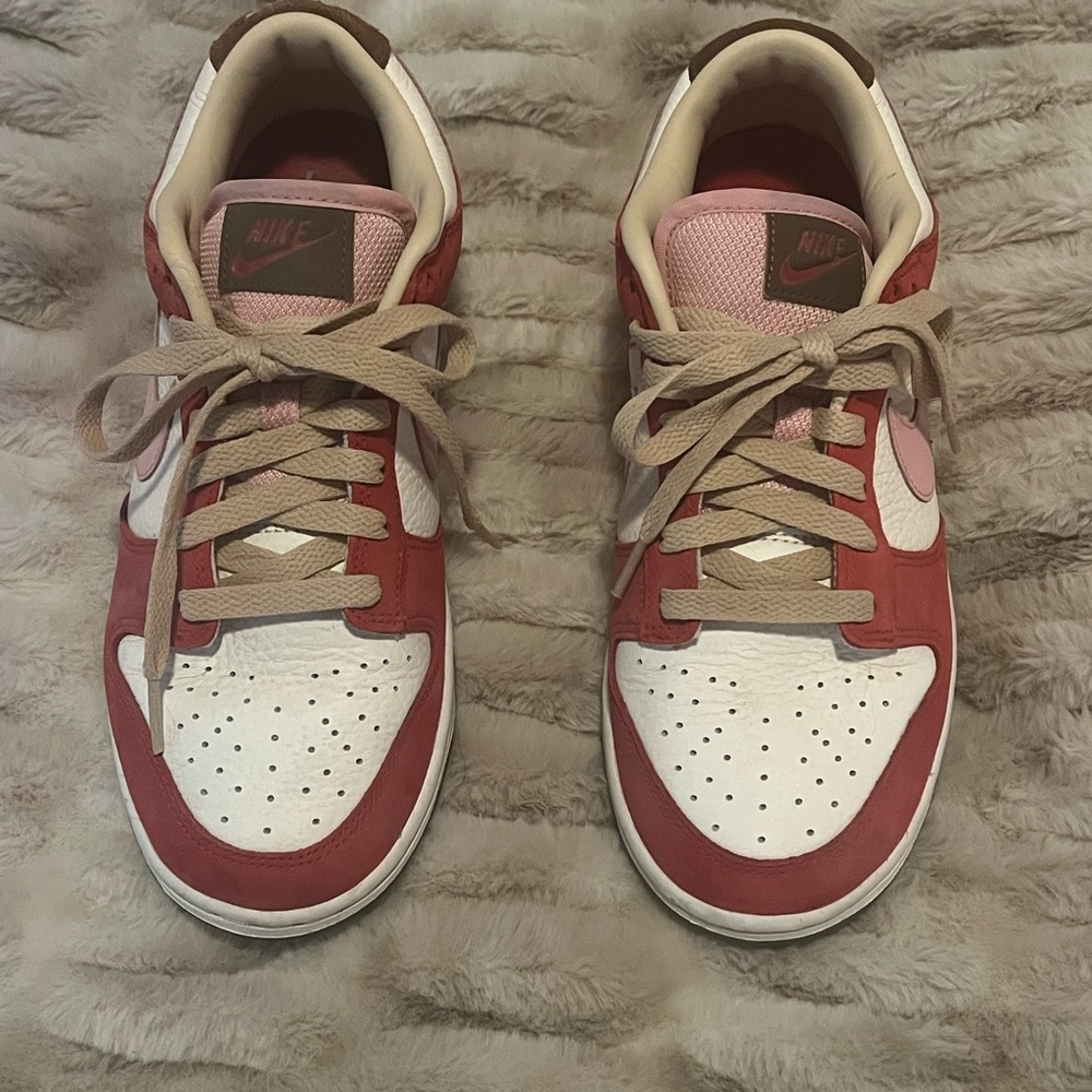 Nike Red and White Sneakers